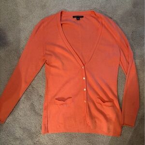 Banana Republic Peach Orange Cardigan